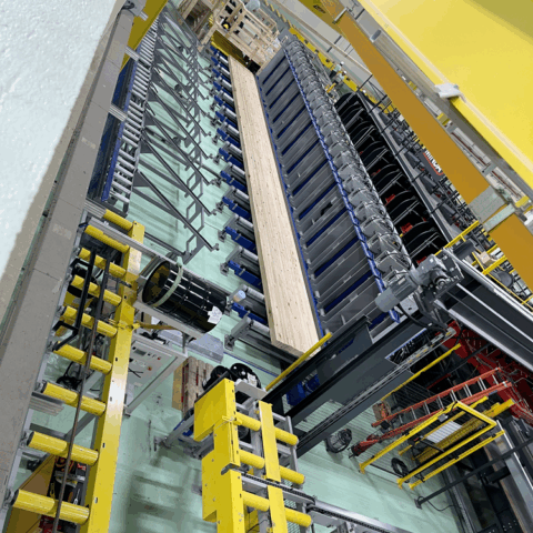 Linea produzione lamellare per serramento